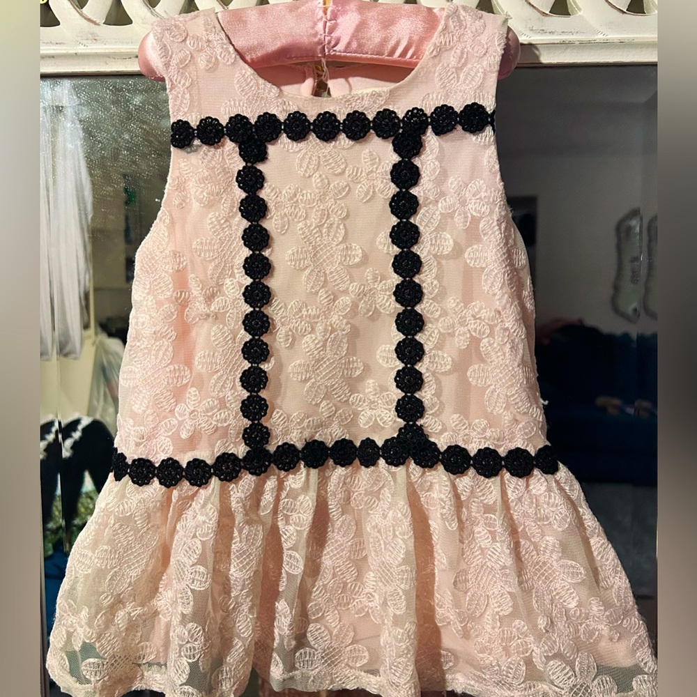 Kate Spade “Sonata” Pink Lace Toddler Tunic/Dress